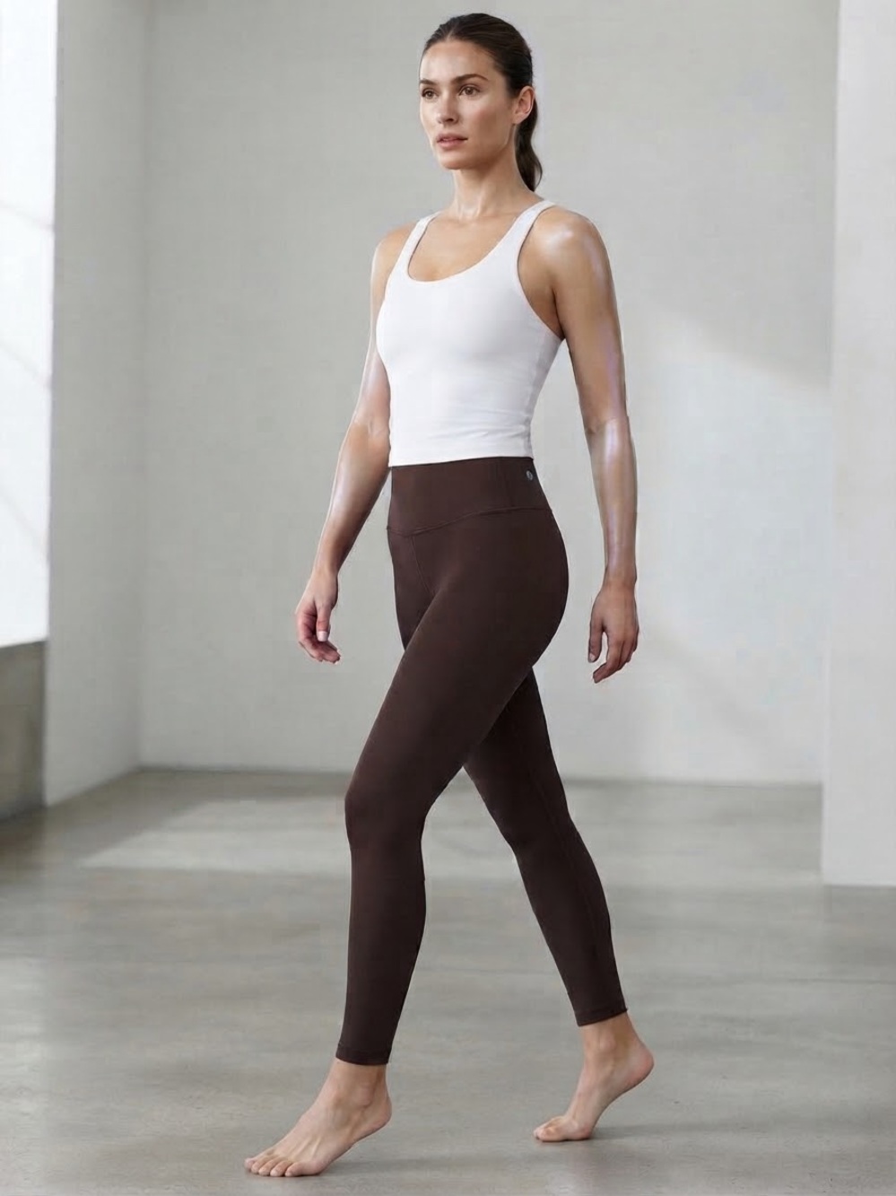 lululemon athletica Align High-Rise Pant 25” Leggings Size 8 Brown